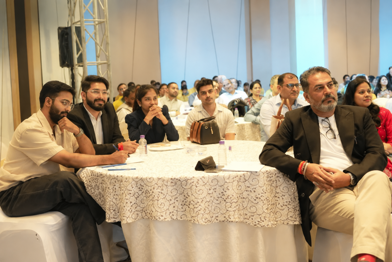 An audience at a Pincode Bharat session