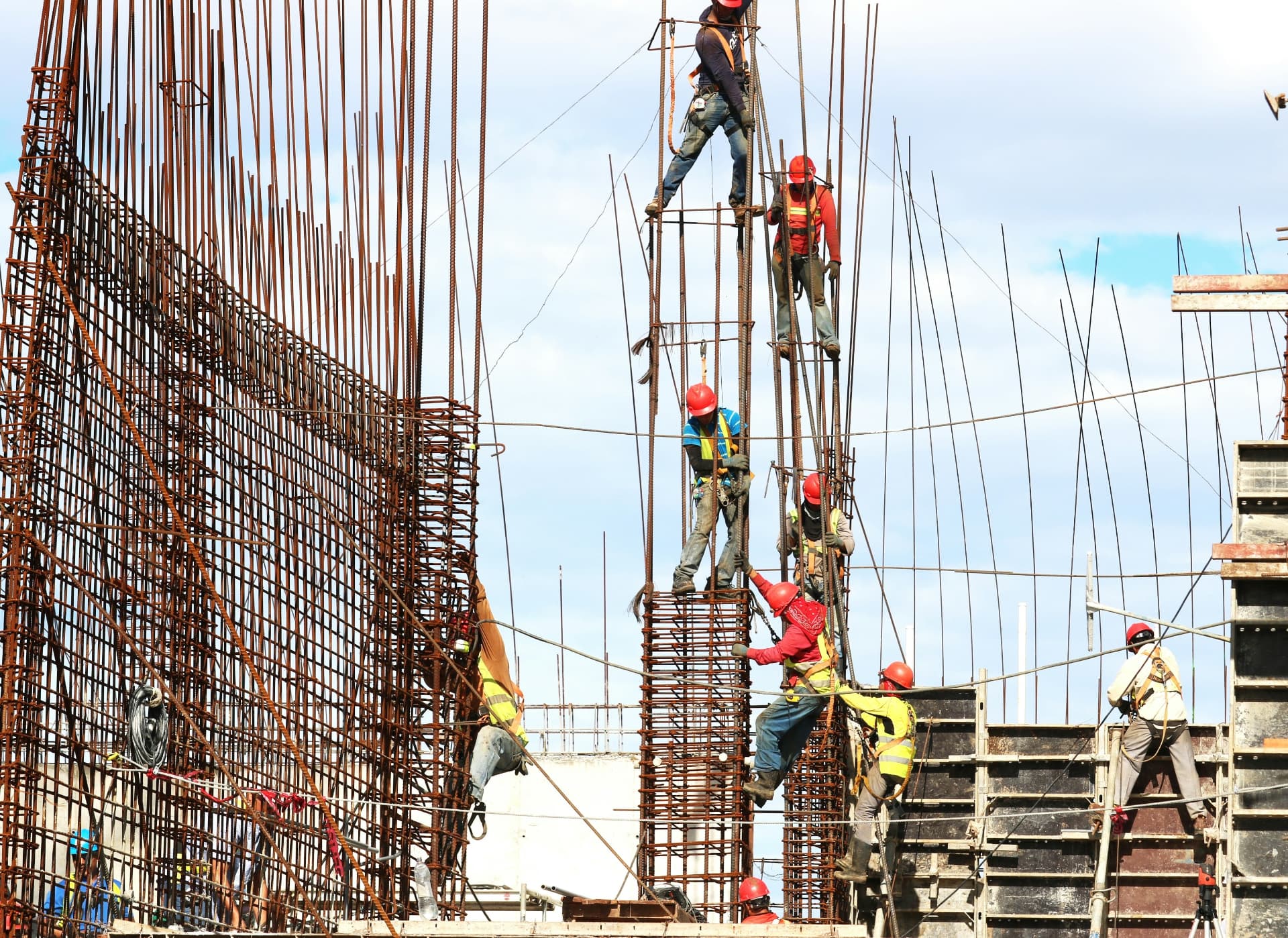A building under construction